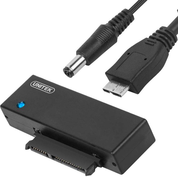 Actual product image Unitek Y-1039 USB 3.0 SATA Black Cable Interface / Adapter (SATA, USB 3.0)