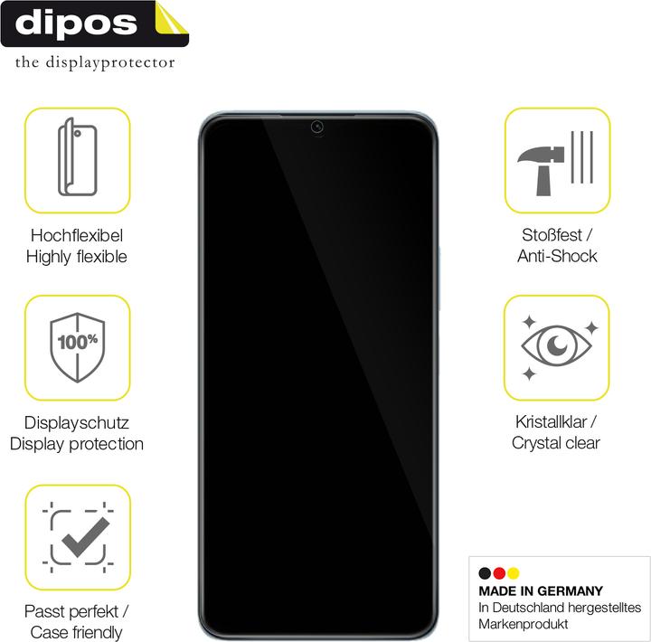 Actual product image Dipos Screen Protector Full-Cover 3D (2 Piece, Vivo Y55s 5G)