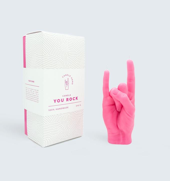 Produktbild Candle Hand You Rock (1 Stk.)