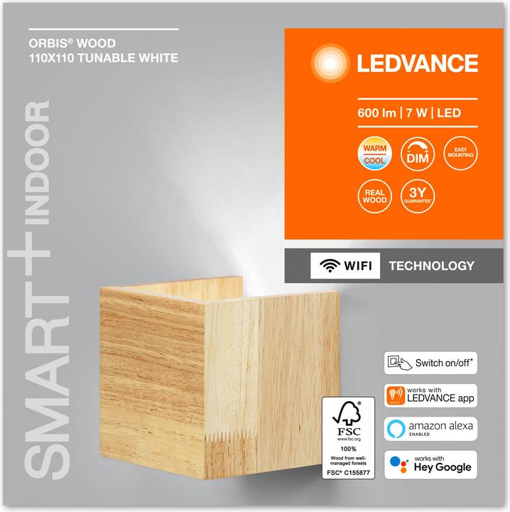 Image du produit Ledvance Smart+ Orbis Bois (400 lm)