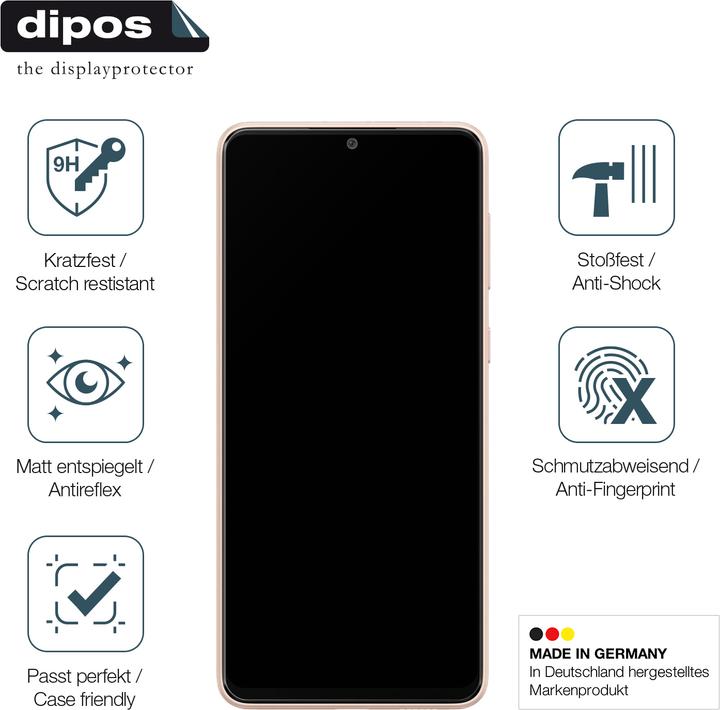 Produktbild Dipos Displayschutz Anti-Shock (2 Stück, Samsung Galaxy A33 5G)