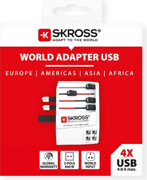 Image du produit Skross Adaptateur de voyage MUV USB