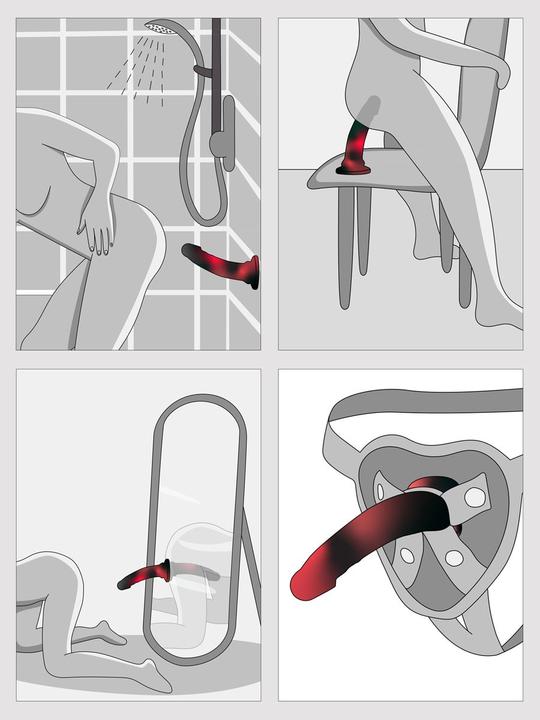 Produktbild Lovehoney Lifelike Lover Luxe realistischer Dildo 17,5 cm (bunt)