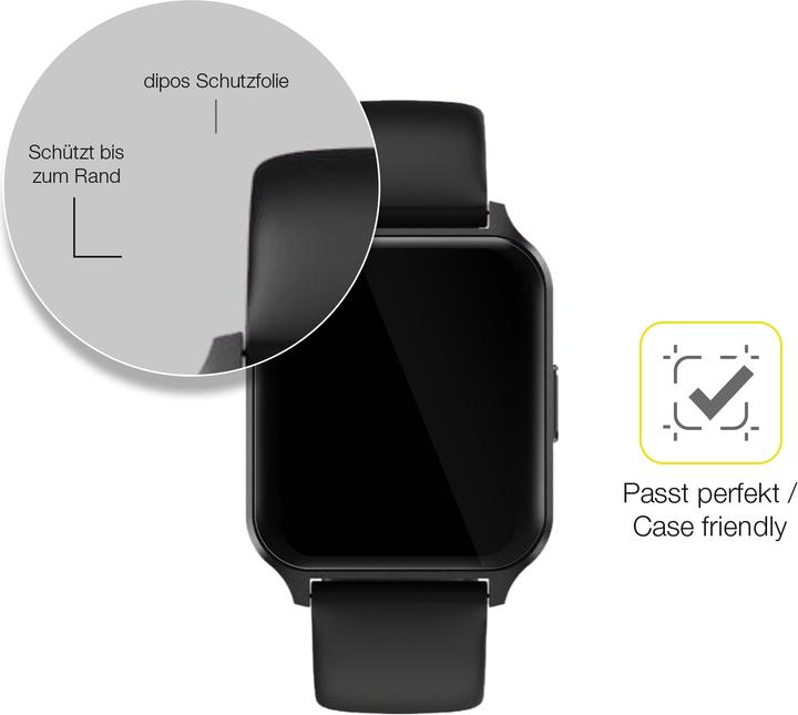 Image du produit Dipos Film de Protection d’écran Full-Cover 3D (Touchelex 1,52 pouces Smartwatch)