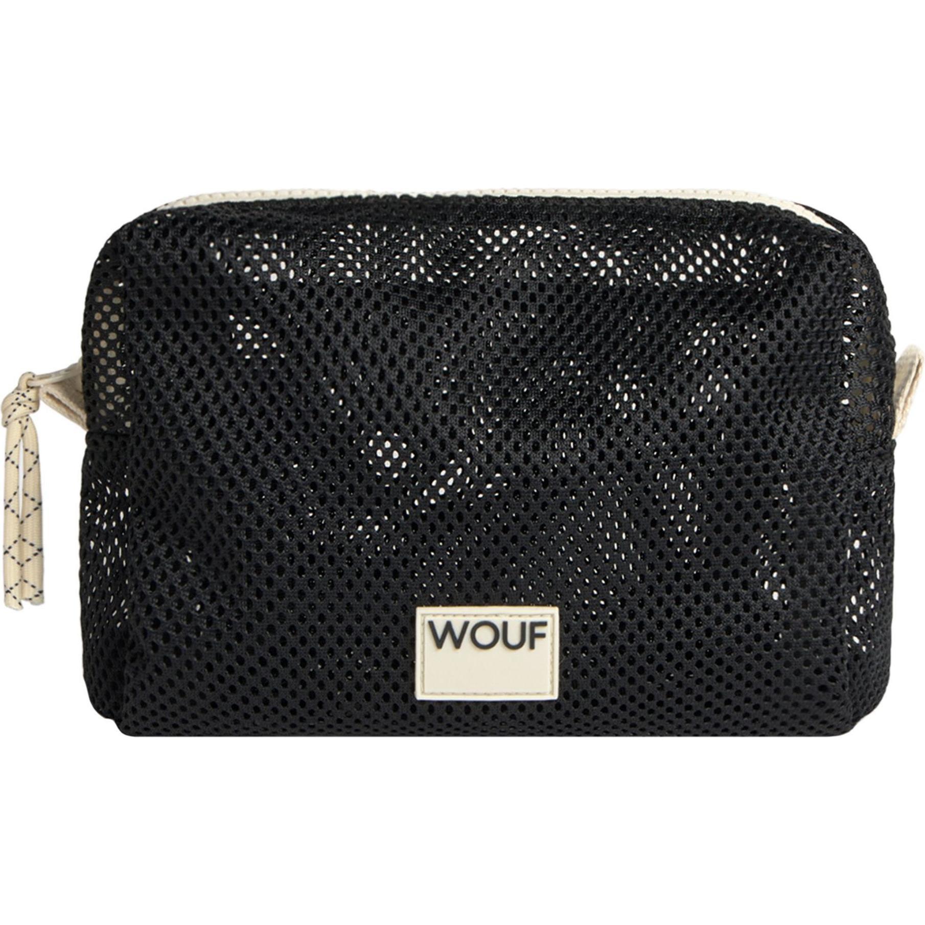 Wouf, Necessaire, Mesh Kulturbeutel 30 cm, Schwarz, (4 l)