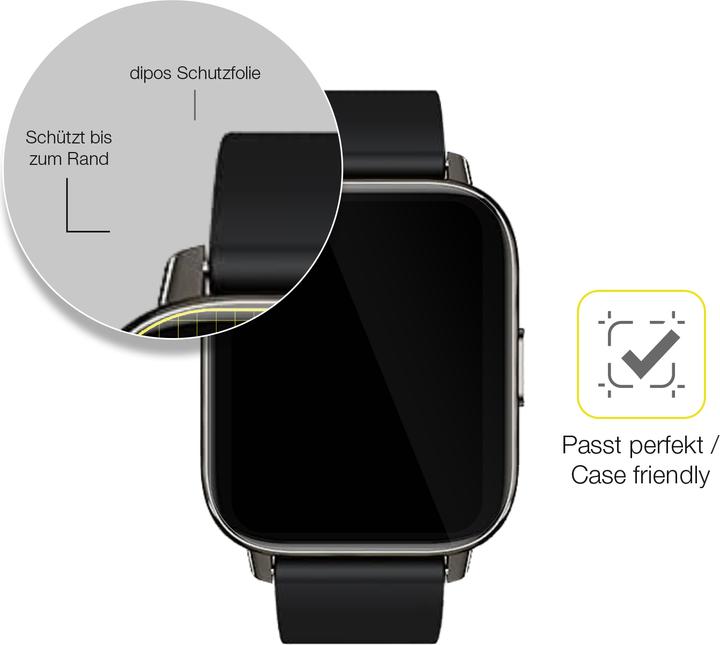 Image du produit Dipos Film de Protection d’écran Full-Cover 3D (Rinsmola 1,69 pouces Smartwatch)