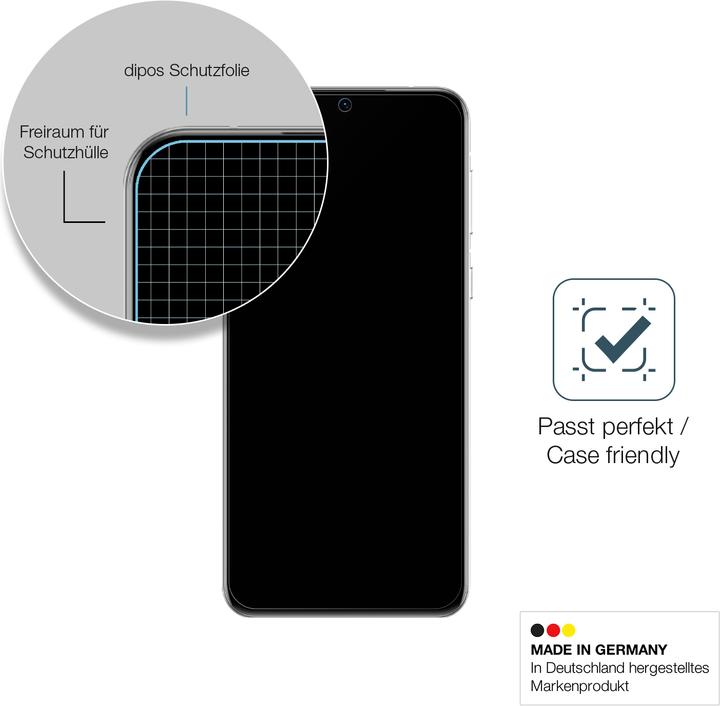 Actual product image Dipos Screen Protector Anti-Shock (1 Piece, Huawei P50E)