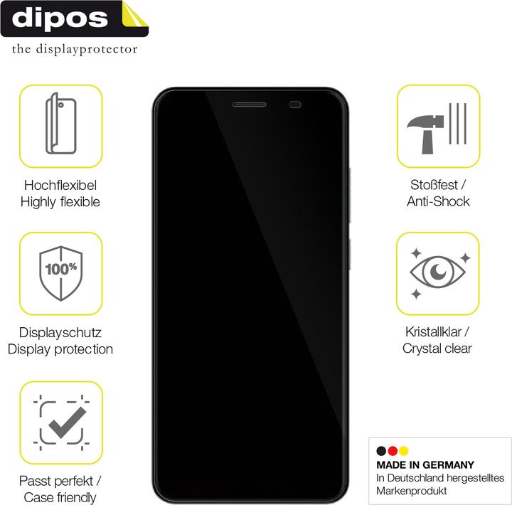 Actual product image Dipos Screen Protector Full-Cover 3D (3 Piece, Lava Iris 88S)