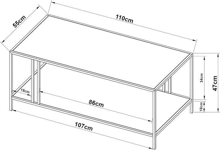 Produktbild En.Casa Kumlinge (47 x 110 x 55 cm)