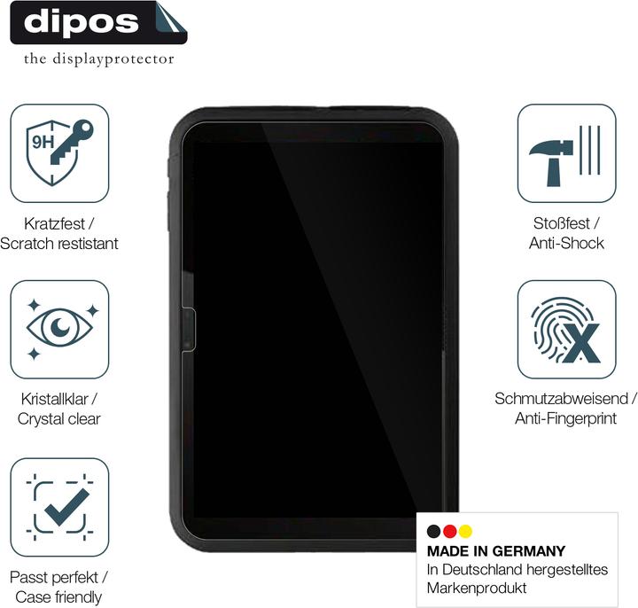 Image du produit Dipos Film de Protection d’écran Anti-Shock (2 pièce(s), T1075)