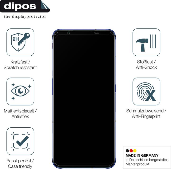 Actual product image Dipos Screen Protector Anti-Shock (2 Piece, Nubia Red Magic 7)
