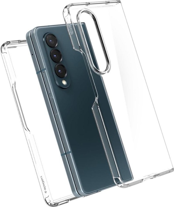 Actual product image Spigen Crystal Hybrid mobile phone case (7.6") Cover Transparent (Samsung Galaxy Z Fold4)