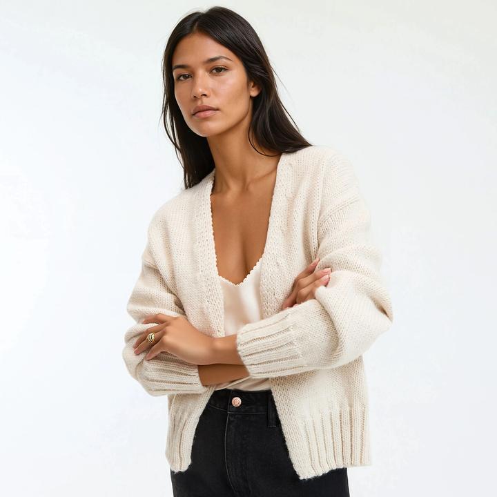 Actual product image La Redoute Collections Chunky knit cardigan (XL)