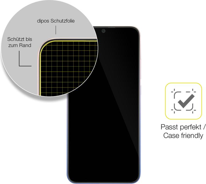 Produktbild Dipos Displayschutzfolie Full-Cover 3D (2 Stück, Xiaomi Redmi 9 Activ)