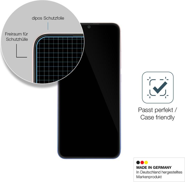 Produktbild Dipos Displayschutz Anti-Shock (1 Stück, Xiaomi Redmi 9 Activ)