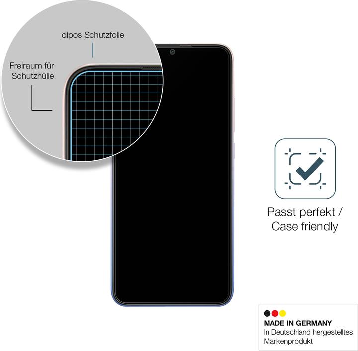 Produktbild Dipos Displayschutz Anti-Shock (2 Stück, Xiaomi Redmi 9 Activ)