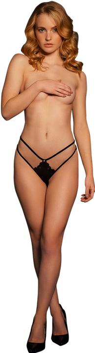Actual product image Le Désir Ami - Thong with Adjustable Sliders and Golden Details - OS (One size)