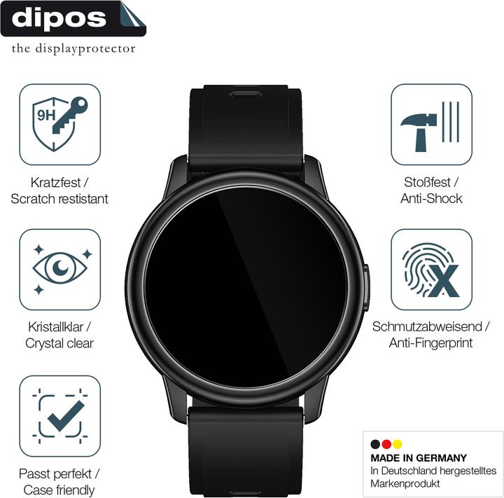 Actual product image Dipos Screen Protector Anti-Shock (Cillso 1.3 inch smartwatch)
