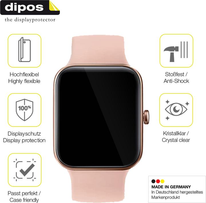Produktbild Dipos Displayschutzfolie Full-Cover 3D (AooDen Smartwatch)