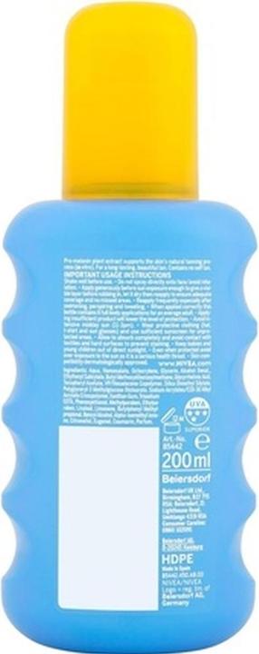 Image du produit NIVEA Spray solaire de protection et de bronzage (Spray solaire, SPF 20, 200 ml, 150 g)
