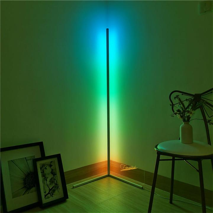 Produktbild Mozo Corner toršeras LC-RGB LED baltas (65 lm)