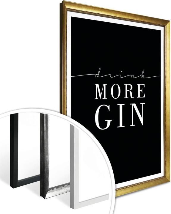 Image du produit Trenddeko Drink more Gin (40 x 50 cm)
