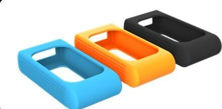 Actual product image Kingston XS SSD Rubber Sleeve 3 Pack - Black Blue Orange