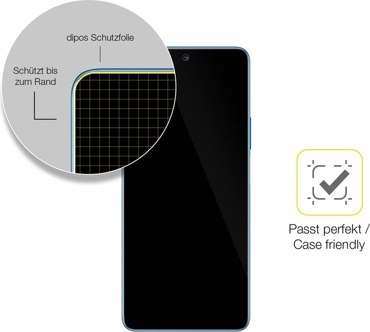 Produktbild Dipos Displayschutzfolie Full-Cover 3D (2 Stück, Honor Magic 4 Lite)