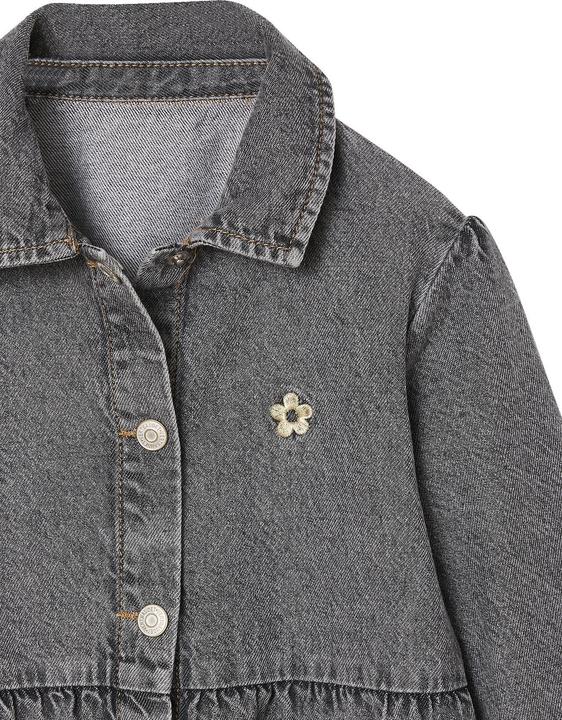 Actual product image Vertbaudet Mädchen Kleid aus Light-Denim (92)