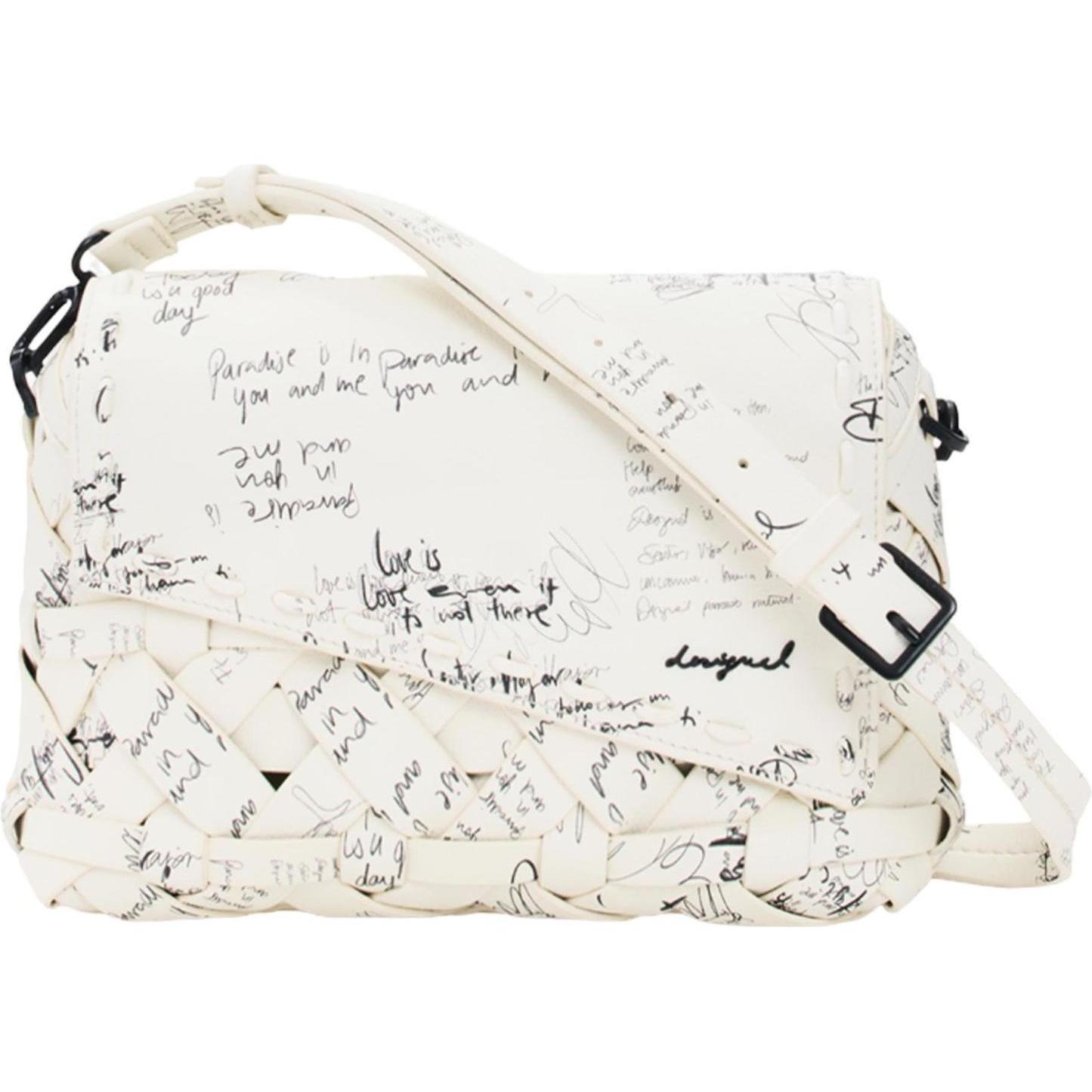 Desigual Donna Bianco/Beige Donne, Borsetta, Indio Phuket Mini Hand Bag,