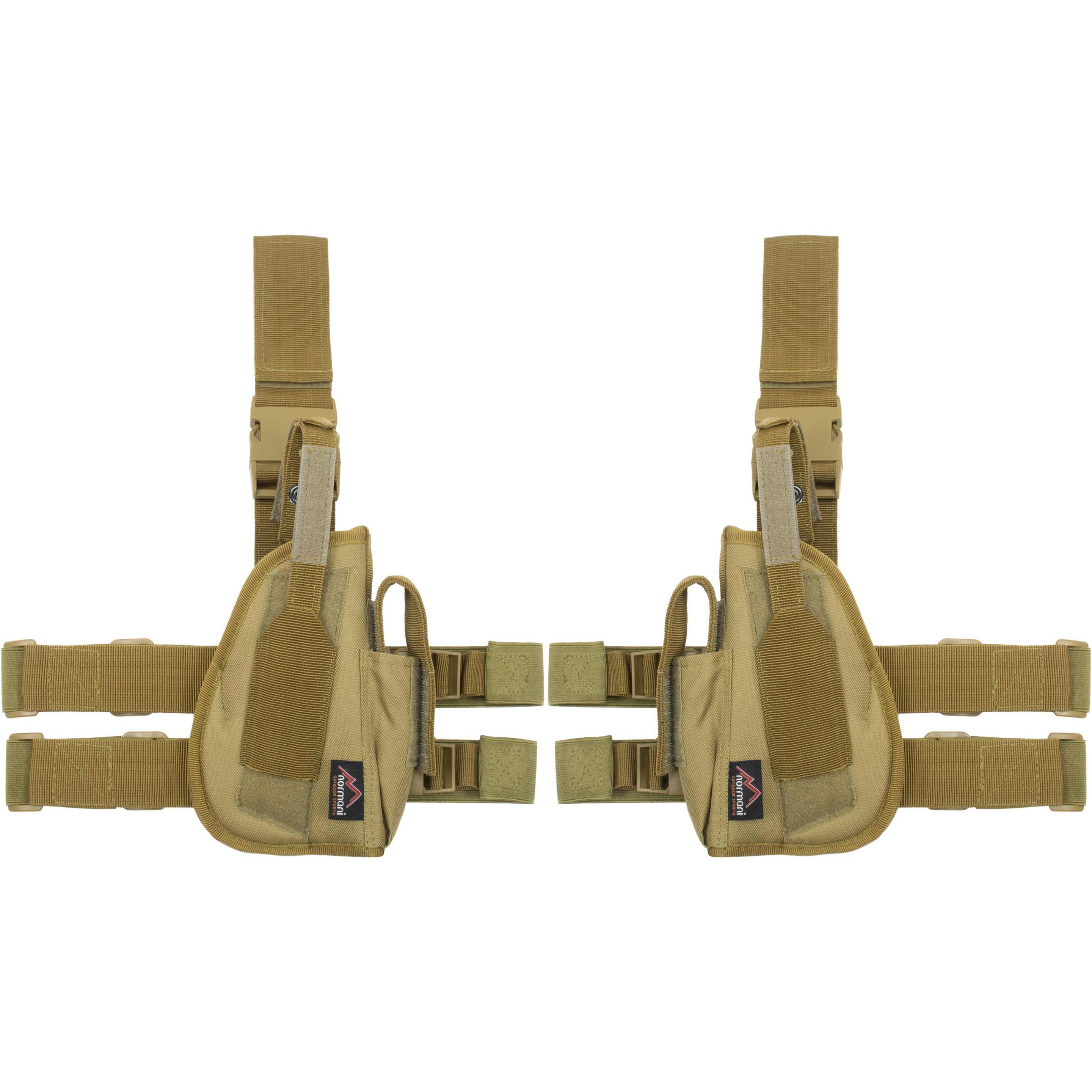 Normani Pistolenbeinholster Set für Rechts + Links