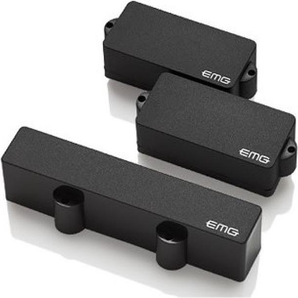 EMG PJ Bass Pickup Set black (Capteurs d'instruments)
