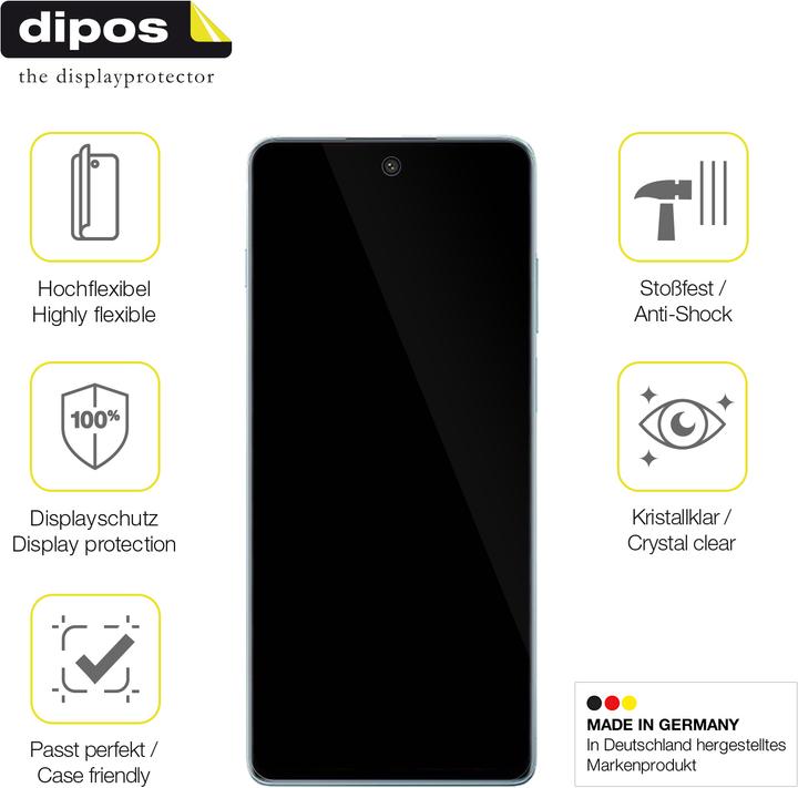 Produktbild Dipos Displayschutzfolie Full-Cover 3D (2 Stück, Motorola Moto Edge S30)