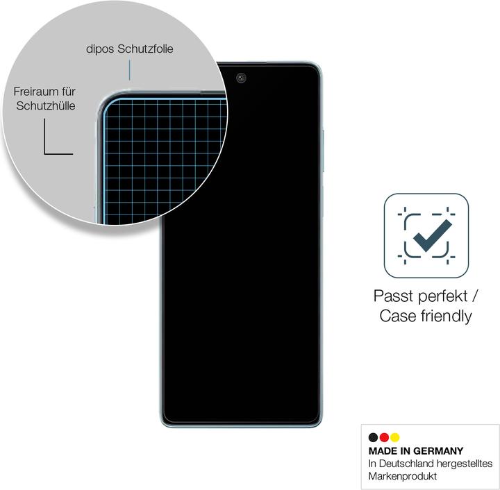 Produktbild Dipos Displayschutz Anti-Shock (2 Stück, Motorola Moto Edge S30)