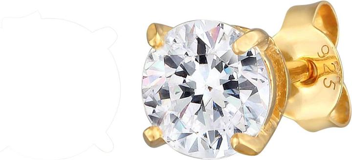 Kuzzoi Ohrringe Ohrstecker Einzelstecker 925 Sterling Silber, mit Kristallen von Swarovski® (Glass crystal)