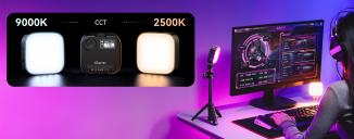 Produktbild Ulanzi U60 RGB Pocket light with U mount Black (Videoleuchte)