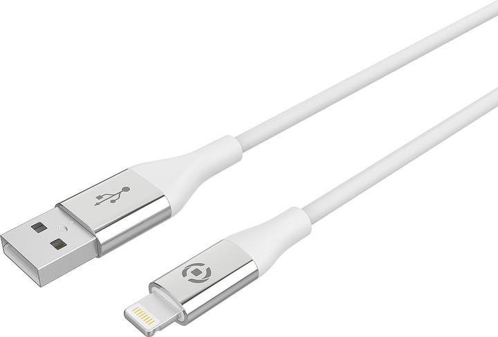 Produktbild Celly USBLIGHTCOLORWH Lightning-Kabel 1,5 m Weiss (1.50 m)