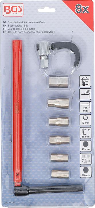 Actual product image BGS Basin Tap Nut Wrench Set