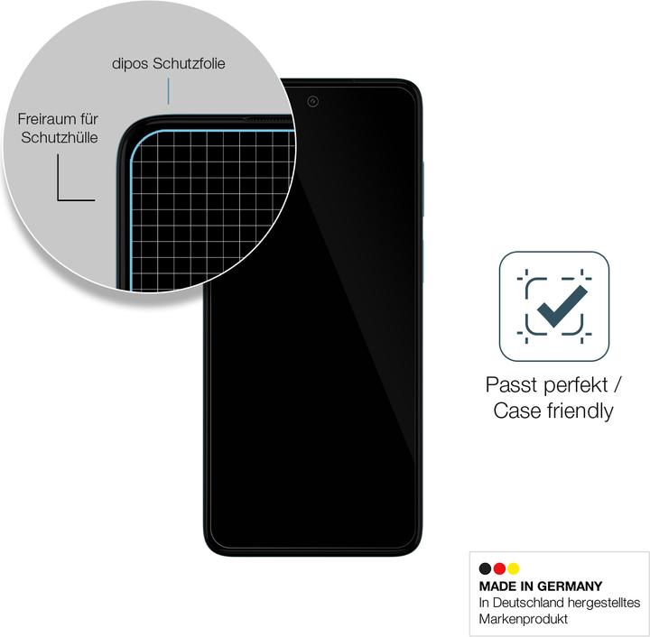 Produktbild Dipos Displayschutz Anti-Shock (1 Stk., Motorola Moto G52)