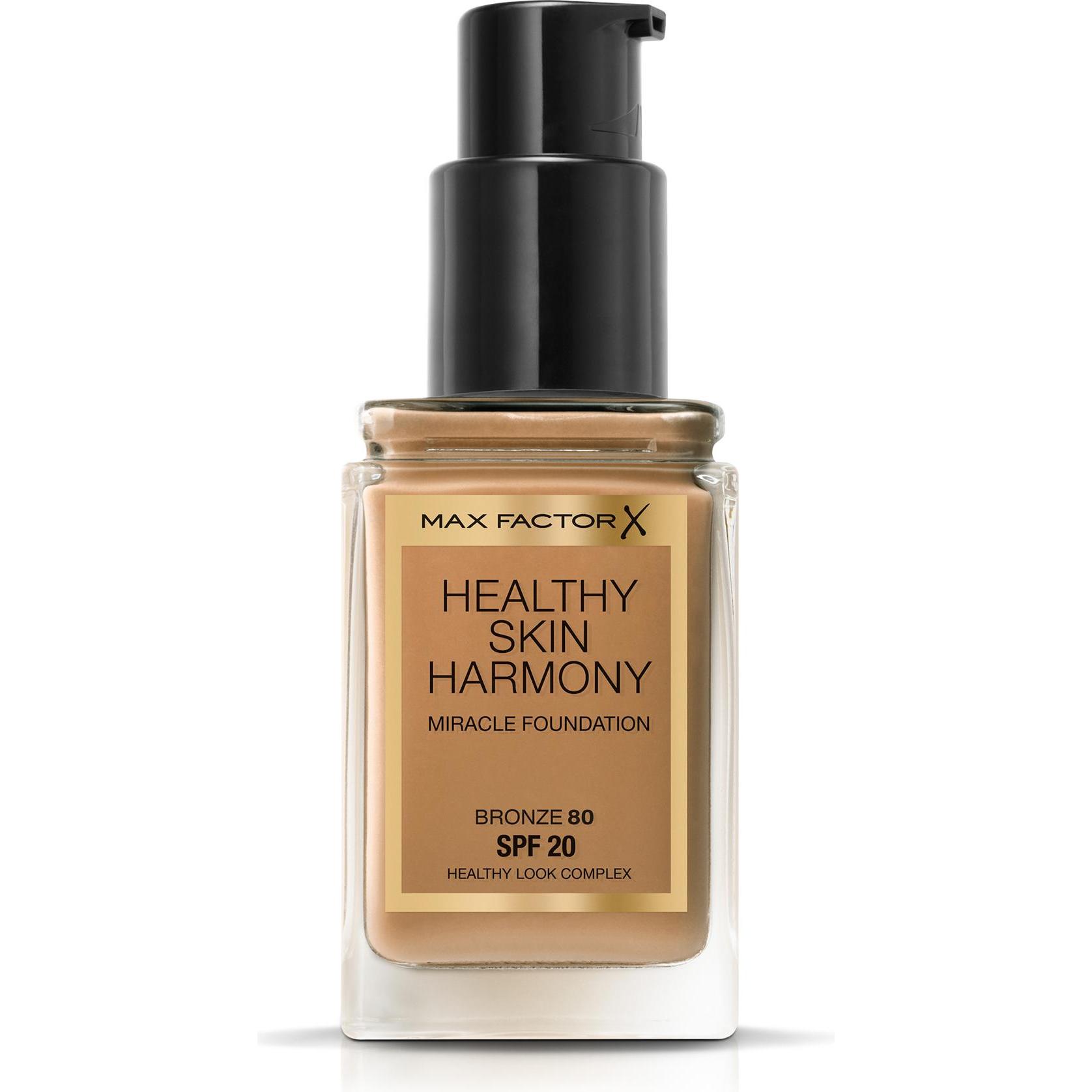 Thumbnail - Max Factor, Foundation, Healthy Skin Harmony 30 ml Pumpenflasche Creme 80 Bronze (80 Bronze)