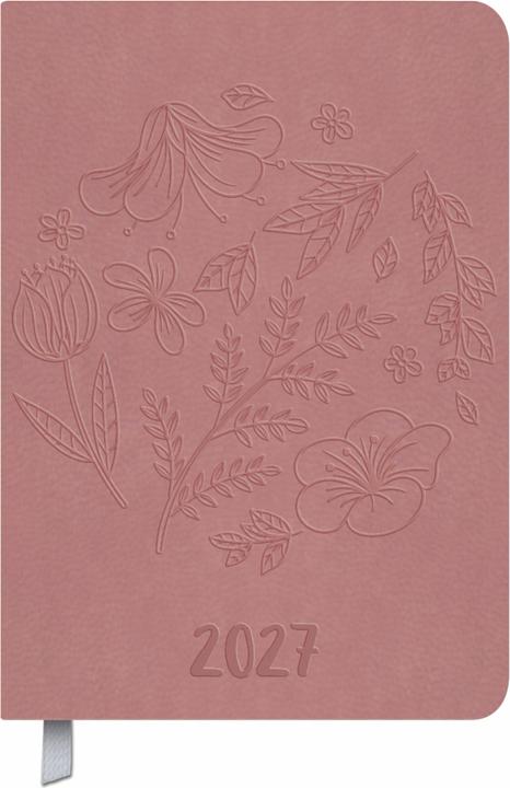 Produktbild Timer Soft Touch morgenrot 2027 (1 Woche / 2 Seiten)