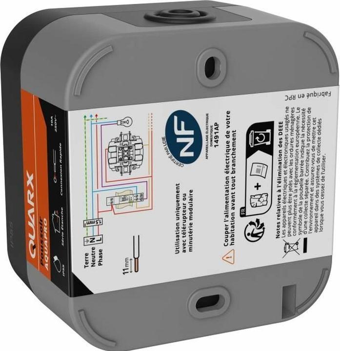 Produktbild BigBuy Drucktasten-Schalter QUARX - Aqua Pro