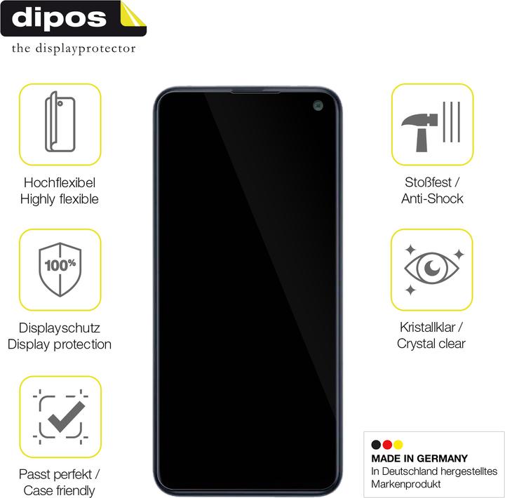 Produktbild Dipos Displayschutzfolie Full-Cover 3D (3 Stück, Samsung Galaxy F52)