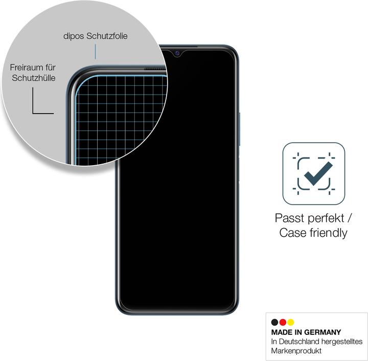 Produktbild Dipos Displayschutz Anti-Shock (2 Stück, Vivo Y21s)