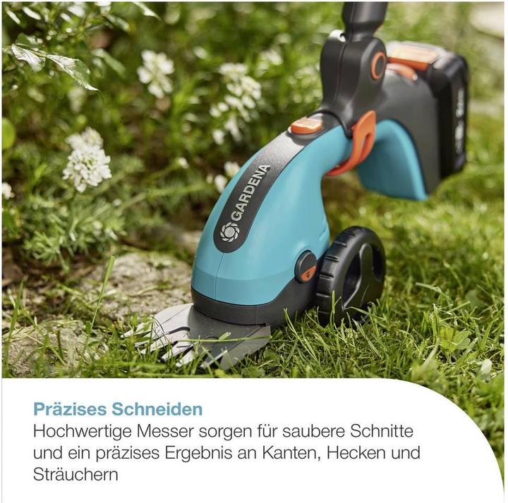 Produktbild Gardena Akku-Grasscheren-Set PowerCut 20/18V P4A solo (Akkubetrieb)