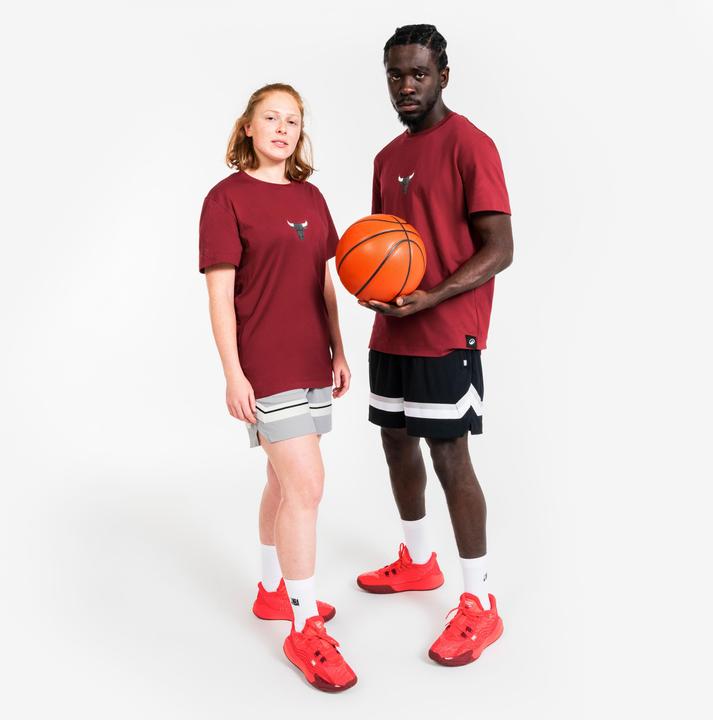 Produktbild Tarmak Damen/Herren Basketball T-Shirt NBA Chicago Bulls - TS900 rot (L)