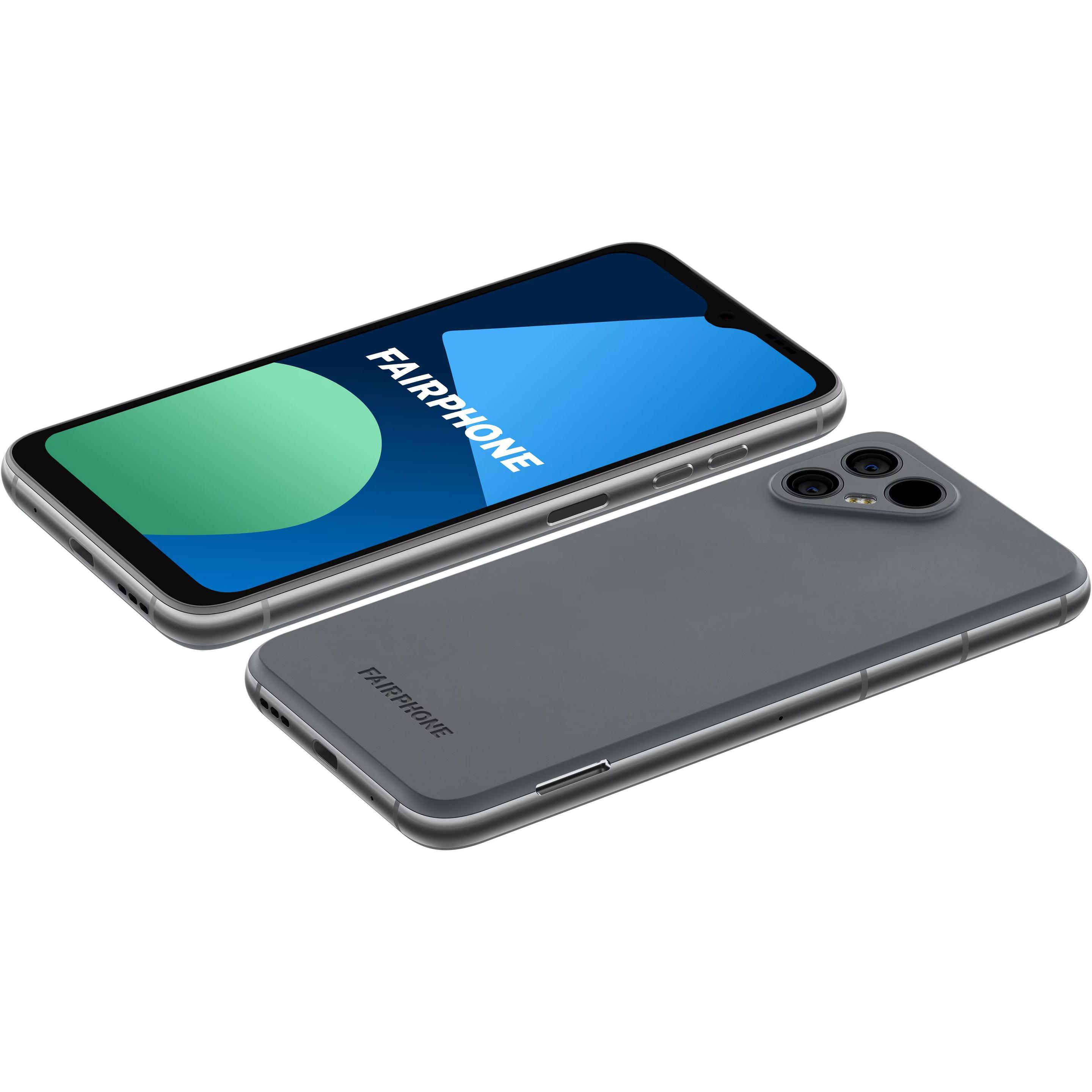 Thumbnail - Fairphone 4 (128 GB, Grey, 6.30", SIM + eSIM, 48 Mpx, 5G), Smartphone, Grau