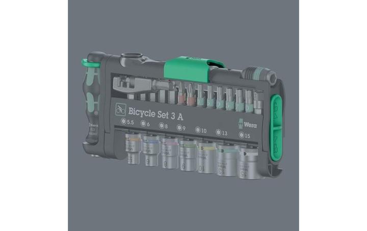 Produktbild Wera Bicycle Set 3 A (TX20x25, TX30x25, TORX25X25, PH2X 25mm, 4.0x25, TX10x25, T27x25mm, 851/1 Z PH: 1 x PH 1x25, TX15x25)