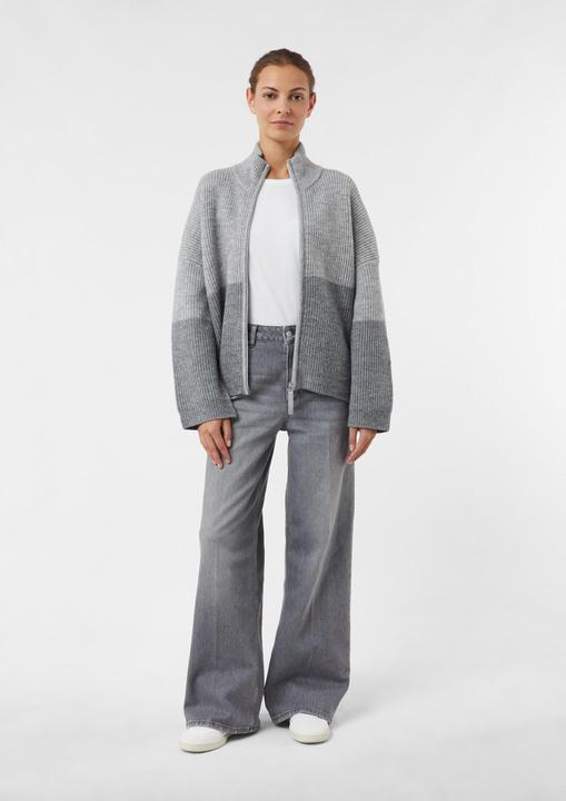 Produktbild Comma Strickjacke Oversize Wollmix-Cardigan in Bicolor (L)