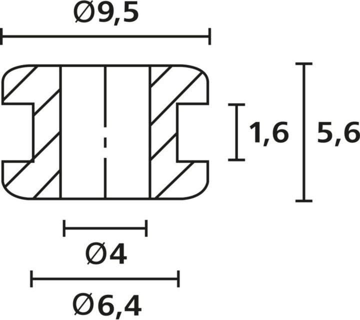Actual product image HellermannTyton Cable bend relief set PVC HOTK (172 mm, 100 pcs.)